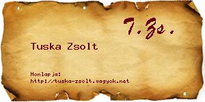 Tuska Zsolt névjegykártya